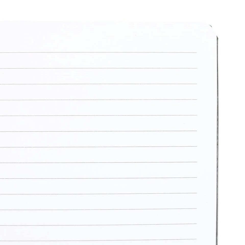 image 1 of Something Different Moth A5 Notebook - Black - One Size