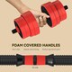 image 5 of SPORTNOW Weight Dumbbells Set, Barbell, Kettlebell, Push Up Stand, 30kg 