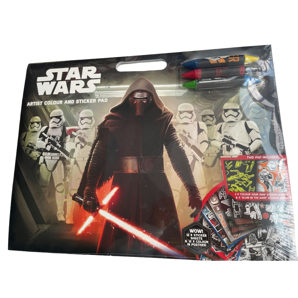 Star Wars Characters Sticker Activity Pad - Multicoloured - One Size