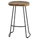 image 1 of Franklin Hardwood Shaped Barstool - Black - One Size Black