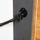 image 6 of Hammer & Tongs Ornate Cabin Hook and Eye - W175mm - Black