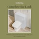 image 7 of Balterley Contemporary Bathroom Fluted Floor Standing Toilet WC Unit Durable | White | Satin White