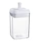 image 4 of Argon Tableware Food Storage Container - 800ml - White Airtight Plastic Storage Pantry Food Organiser with Flip Lock Lid