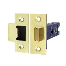 Timco - Architectural Tubular Latch - Electro Brass & Satin Nickel (Size 78 case / 57 backset - 1 Each)