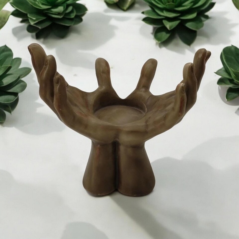 image 1 of Wine Bottle Holder - Resin - L23 x W15 x H24 cm