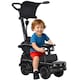 image 1 of HOMCOM Kids Ride-on Push Car 3 in 1 Benz G350 Baby Floor Slider Walker, Black