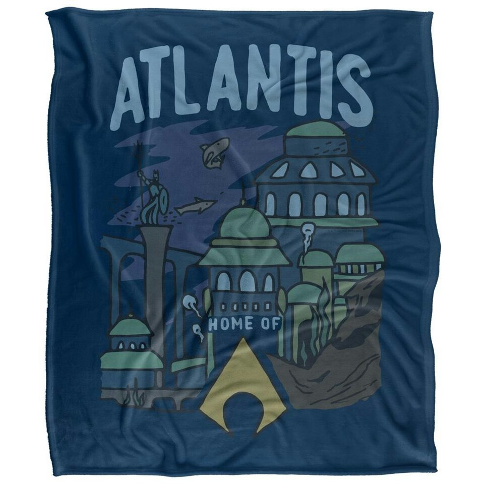 Aquaman Atlantis Blanket - Multicoloured - One Size