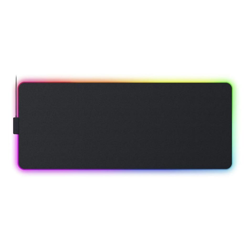Razer Strider Chroma Hybrid Gaming Surface Mouse Mat with Chroma RGB XL - Black - RZ02-04490100-R3M1-FeedP