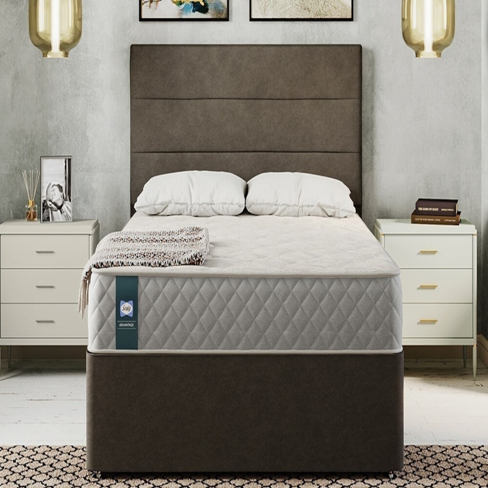 image 1 of Sealy Waltham Latex Advantage Mattress Grey | Small Double