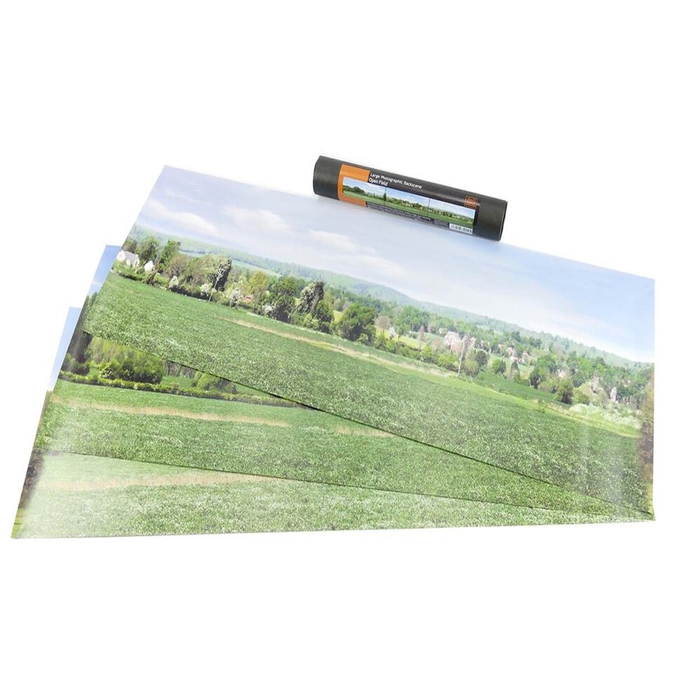 image 1 of Gaugemaster Scenics Open Field Large Photo Backscene (2744x304mm)