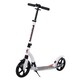 image 1 of HOMCOM Foldable Kick Scooter with Double Shock Absorption and Big Wheels, Height Adjustable Aluminium Frame Big Wheel Scooter for 14+ Teens Adult - White