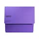 image 1 of Pack of 10 Purple Card Premium Foolscap Document Wallets