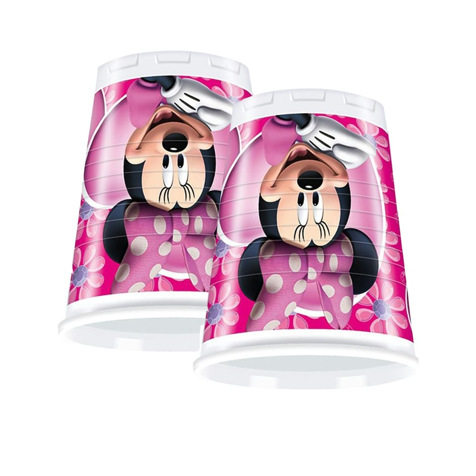 image 1 of Disney Minnie Mouse Party Cup (Pack of 10) - Pink/White - One Size