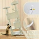image 6 of Yaheetech 137cm Tall Cat Tree with Scratching Posts Beige