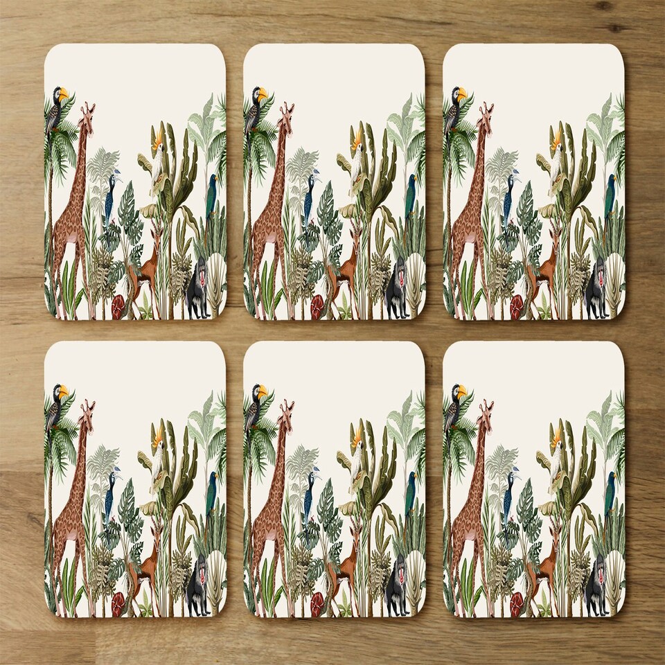 image 1 of Tropical Animals (Coaster)