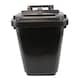 image 2 of Kerbside Compost Caddy with Locking Lid - Black - for Food Waste Recycling (23 Litre) - Plastic Bin with Composting Guide