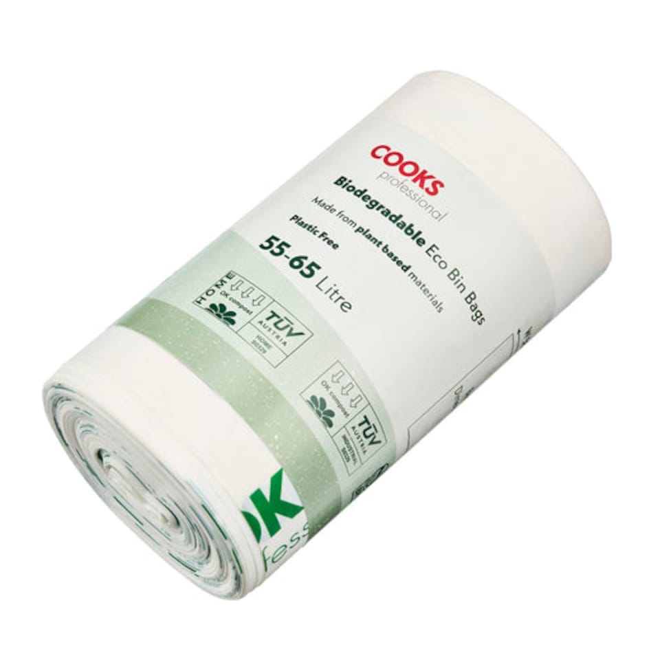 image 1 of Pack of 25 Biodegradable Compostable Bin Bags - 55-65L