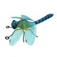image 2 of Small Metal Blue Dragonfly Garden/Home Wall Art Ornament Gift 7x22x31cm