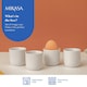 image 7 of Mikasa Egg Cup Set White Porcelain 5cm Set of 4