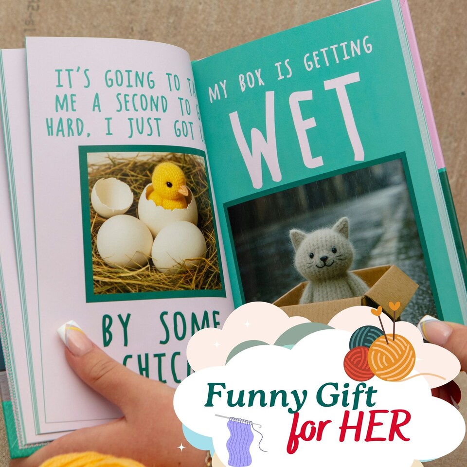 image 1 of Twisted Knits The Funny Knitting Gift Book