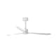 image 1 of Amelia White Ceiling Fan, 6 Speed