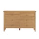 image 8 of Premium Oakmere 6 Drawer Wide Chest - Oak