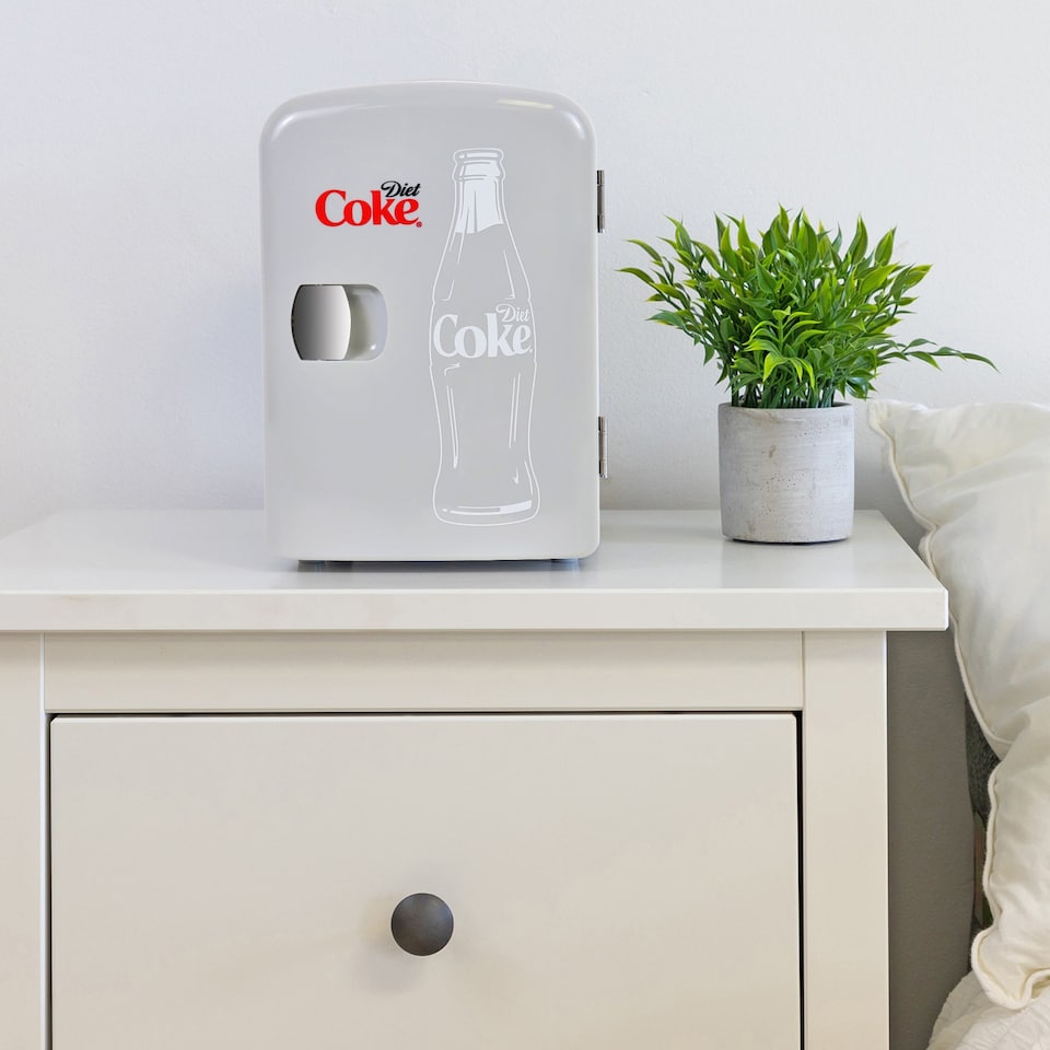 image 1 of Coca-Cola Diet Coke 4L Cooler/Warmer 12V DC 230V AC Mini Fridge, Gray