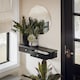 image 5 of SoBuy FRG43-SCH,Floating Shelf with 2 Drawers | Black | Black | 1