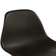 image 5 of Interiors by Premier Black Chair With Beach Wood Legs, Effortless Cleaning Small Chair, Easy to Adjust Bedroom chair