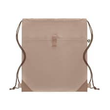 MidOcean Panda Recycled Cotton Drawstring Bag - Rope - One Size Brown