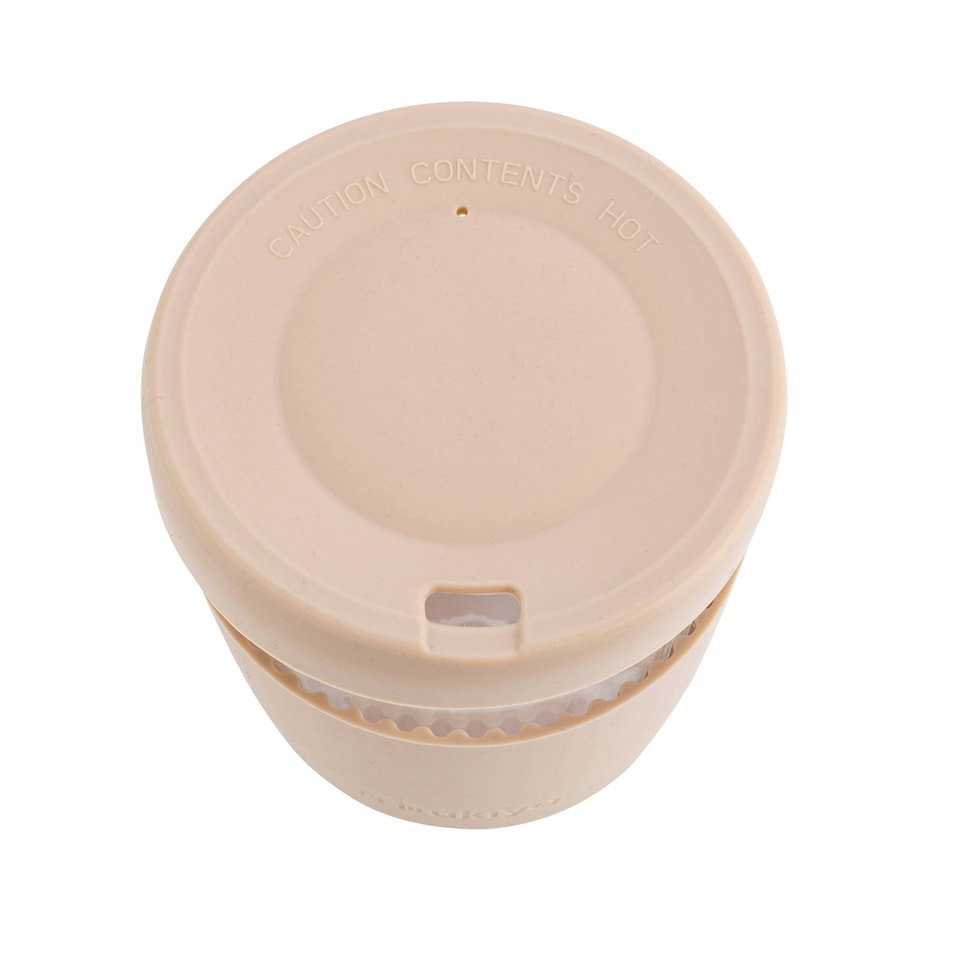 image 1 of Ukiyo 360ml Borosilicate Glass Cup - Brown - One Size