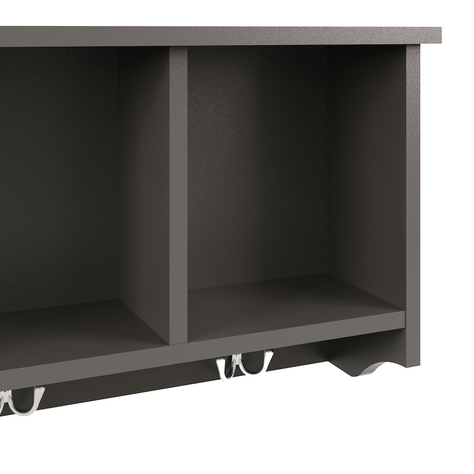image 1 of GFW Kempton Wall Rack - Grey
