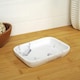 image 5 of Showerdrape Octavia White Marble & Chrome 3 Piece Bathroom Accessory Set