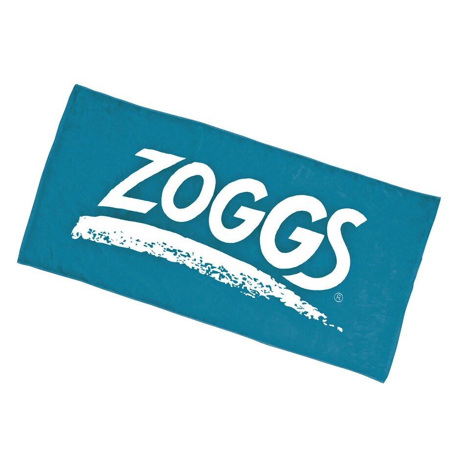 image 1 of Zoggs Logo Swimming Towel - Blue/White - One Size