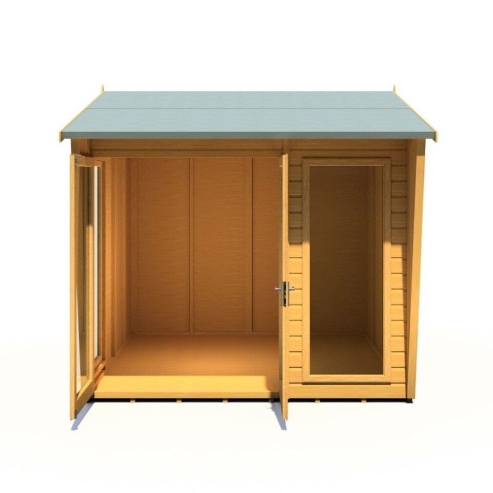 image 1 of Burghclere 8 x 8 Feet Summerhouse - L292.2 x W251.4 x H239.8 cm Brown