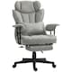image 1 of HOMCOM Office Chair, Ergonomic Desk Chair with Foot Rest, Grey Grey