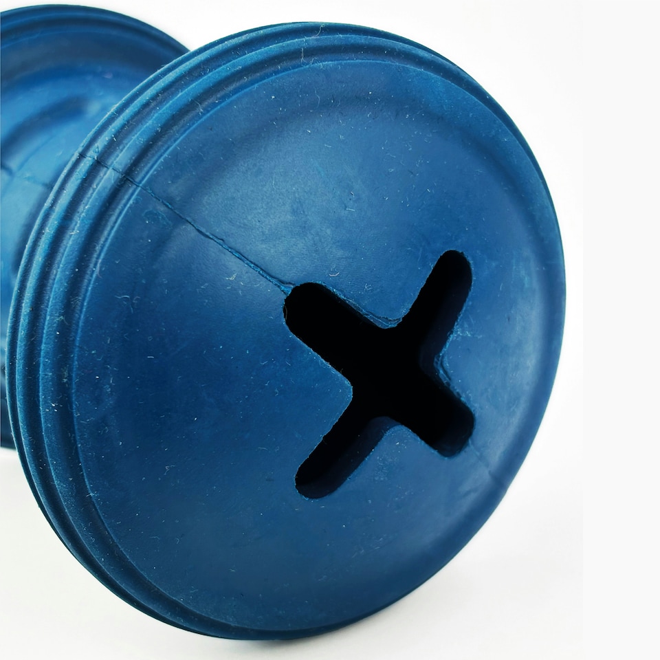 image 1 of HugglePets Tactical K9 Treat Dispenser Dumbell Dog Toy