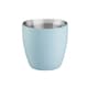 image 2 of Set of 2 Stainless Steel Espresso Coffee Cups – 90ml Double Wall Insulated Mini Drinking Mugs Blue