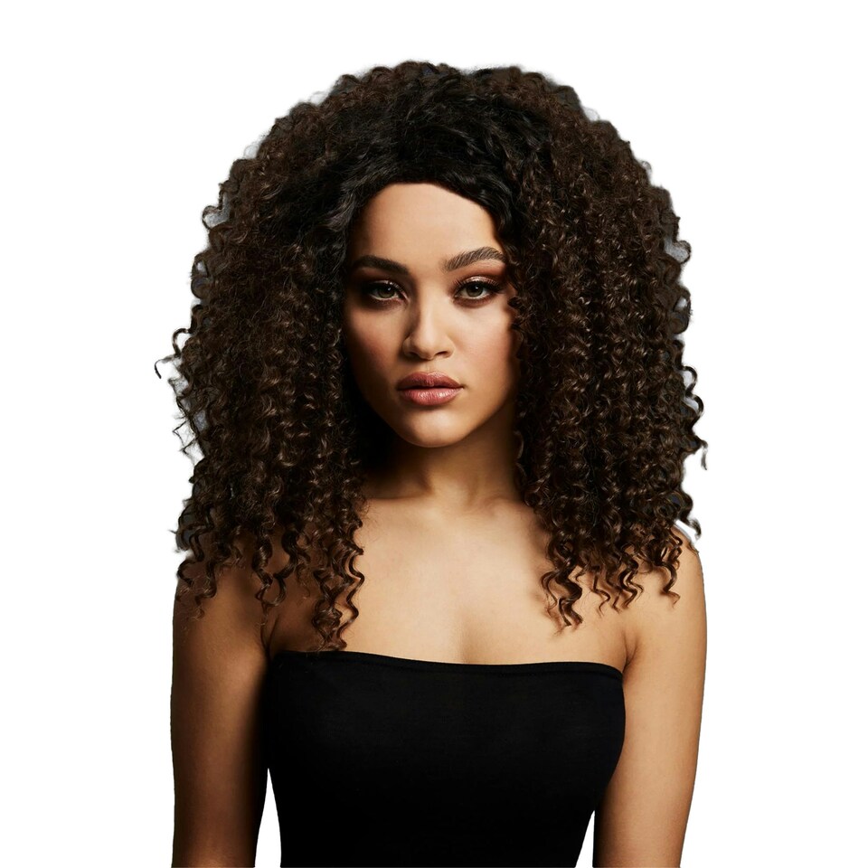 Fever Womens/Ladies Lizzo Wig - Dark Brown - One Size Brown | One Size