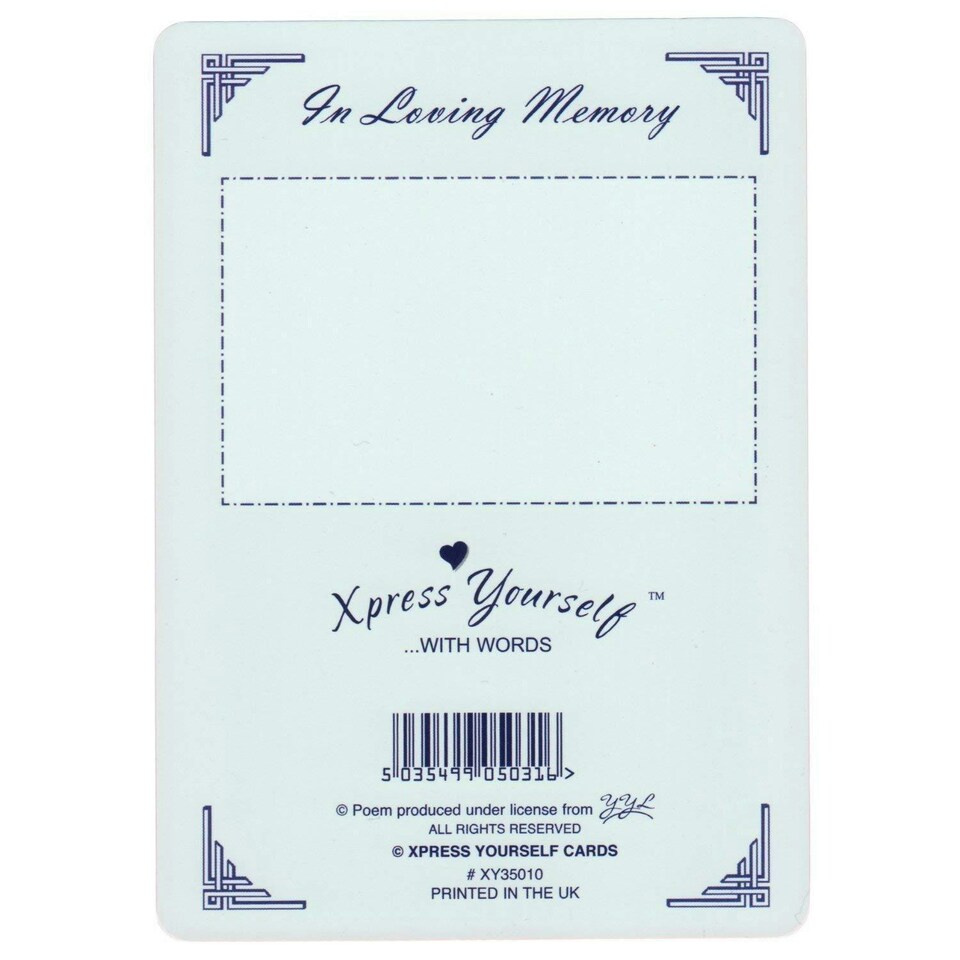 image 1 of In Loving Memory of a very Dear Nan Graveside Card