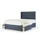 image 1 of Neptune Spring Midnight Linen 2 Drawer Divan Set And Lona Headboard King Size
