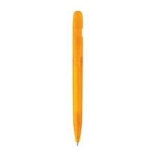 XD Collection Devin Transparent Recycled ABS Plastic Pen - Orange - One Size