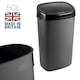 image 1 of Dihl 50L Sensor Bin Anthracite / Black Grey | 50