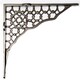 image 3 of Hammer & Tongs Honeycomb Iron Shelf Bracket - D205mm - Raw