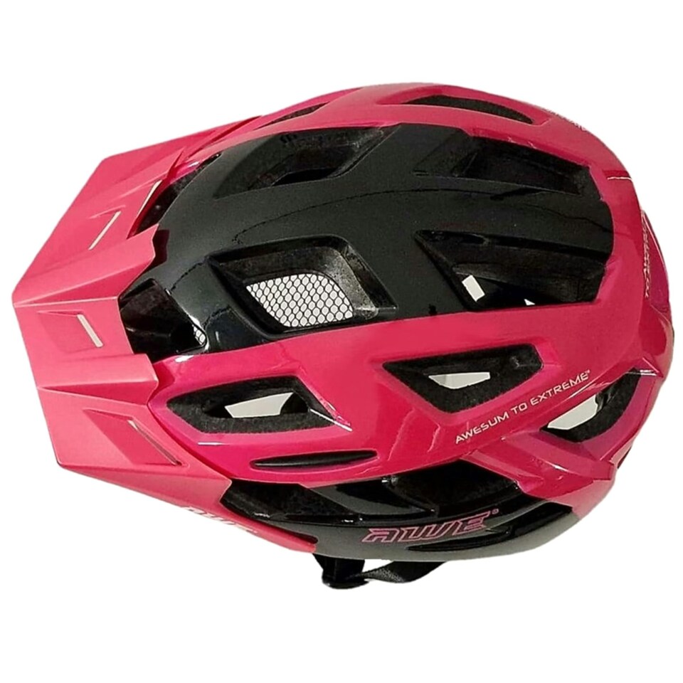 image 1 of AWE AweRide In Mould Enduro Bike Helmet Black/Pink 55-58cm Crash Guarantee* Pink | M