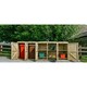 image 1 of Chatburn 2 Wheelie Bin/6 Recycle Box Store - L80.4 x W319.5 x H120 cm - Fits 2x 180L or 2x 240L Wheelie Bins & 6x Recycle Boxes Brown
