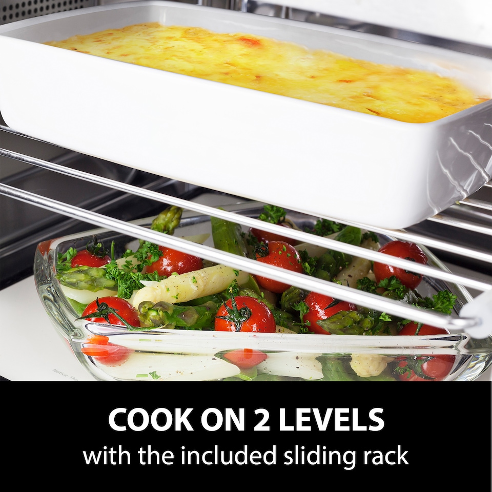 image 1 of Caso Design MCG 25 Ceramic Chef Microwave Oven & Grill, 25L Capacity, 900W Microwave with 1200W Grill and 2050W Convection