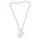 image 1 of Amscan Girls Night Out Shot Glass Necklace - Pink - One Size