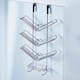 image 1 of Showerdrape Atrium 3 Tier Hanging Chrome Shower Caddy | Silver | 1