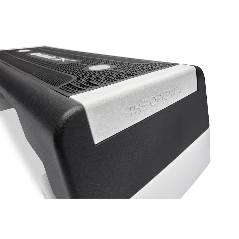 image 1 of Reebok Step – Adjustable Fitness Step (White/Black, 15/20/25 cm) | Black | BLACK | 102 x 38.5 x 15 cm